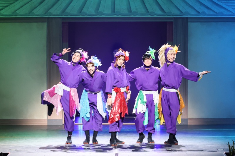 ミュージカル「忍たま乱太郎」第13弾 忍術学園 学園祭 2023開幕　四・五・六年生が勢ぞろい イメージ画像